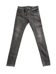 Diesel Sleenker Skinny Jeans Grey W32 L34 New