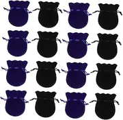DOITOOL 20pcs Drawstring Bags for Jewelry Coin Pouches Elegant Storage Pouches for Rings Earrings Necklaces Portable Multi Purpose present Packaging