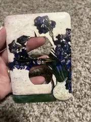 Metal Electrical Plate Electrical Outlet Printed Floral 883C