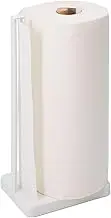 YAMAZAKI Kitchen roll Holder, Steel, White, One Size