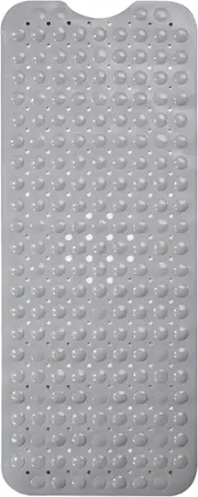 Non-Slip Bath Shower Mat Extra Large Kid Anti Non Slip Rubber Sucker Bathtub GREY