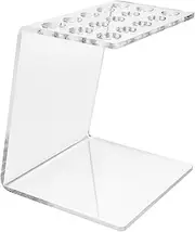 Eigell Stylist Scissors Rack Acrylic Barber Shears Holder Simple Elegant Practical Shear Organizer for Barber Shops Salons