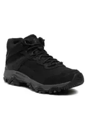 Merrell Moab Adventure 3 J003823 Men's Black Leather Hiking Boots Mid Waterproof