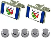 [Select Gifts] Shirt Dress Studs Northwest Territories Flag Cufflinks