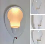 TWO Vintage 1990's IKEA LAMPIS Illusion WallLamp Lamp Halogen New & RARE