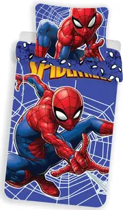 Spiderman Glow in the Dark Cotton Quilt Cover - Single Bed Set