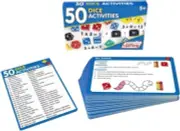 50 Dice Card Activities Junior Learning Double Sided Cards Teach Maths Mastery
