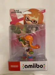 Nintendo Amiibo Inkling Girl SSB Super Smash Bros Series Switch Wii Rare Orange