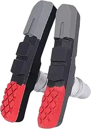 Road Brake Pads, No Skid Cycling Brake Blocks, Powerful Braking Replacement for Beginners & Professionals, Stable Smooth Performance, Adults Comfortable Riding