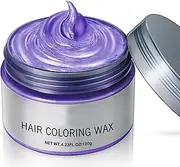 YiZYiF Hair Styling Wax with Color 120g Temporary Washable Dye for Men Women No Harsh Chemicals Safe Formula Purple One Size