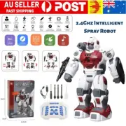 Kids RC Preschool Toy 2.4GHz Remote Control Intelligent Ape Gesture Spray Robot