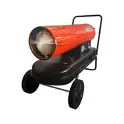 Industrial Fan Heater 58kW Diesel Kerosene Warm Space Air Blower for Workshop Warehouse Shed Garage Greenhouse Office Shop Forced Fast Heating Portable