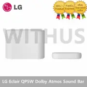 LG Eclair QP5W 3.2.1ch Dolby Atmos Sound Bar Meridian Sound w/ Subwoofer -Fedex