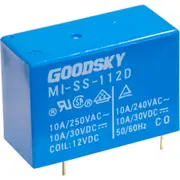 GOODSKY MI-SS-112D 12V DC 10A Single Pole Relay