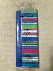 Hallmark Gift Wrapping Tissue- Royal Solid & Multicolor Stripe- NEW(A53