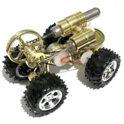 Stirling Engine Model Gift Steam Experimental Toy Car Motor Educational Y3E6