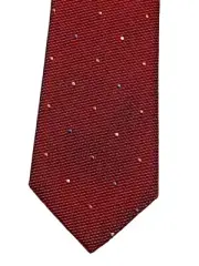 Paul Smith Neck Tie 100% Silk Maroon Screen Pin Dots Colorful Italy NEW Tag