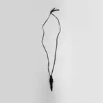 [NATALIA BRILLI] Leather Covered Spark Plug With Ribbon Black