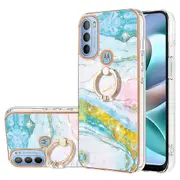 For Motorola Moto G31/Moto G41 Phone Case Soft TRing KickElectroplated IMD Phone Case Shell 004