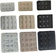 [VALICLUD] Bra Lengthener Straps 9 Pack Bra Extension Buckle Set for Women 3 Rows of 2/3/4 Hooks Comfort Extender