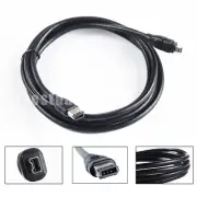 FireWire IEEE 1394B 4Pin Male to 6Pin Male Cable 4 Mac Pro MacBook Pro Mac Mini