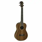 Tiki '9 Series' Koa Solid Top Baritone Ukulele with Hard Case (Natural Satin)