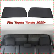 Black Car Rear Trunk Window Screen Mesh (Memory Wire) Fits Toyota Tundra 2022+
