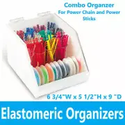 Elastomeric Organizers Elastic Tie Storage Dispenser Power Chain Dispenser Clear