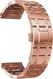 [HKIDKK] Stainless Steel Luxury Band For Galaxy Watch 5 Pro 40/44mm 42/46mm For Huawei Gt 2/3 Pro Metal Strap 20mm 22mm WatchBands