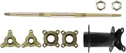 Motorbike Bearing ATV Motorcycle Go Kart Wheel Rim Flange 610 650 720 740mm Quad UTV Buggy Shaft Drive Rear Axle Motorbike Front Back Rear Wheel Axle(740kit2)