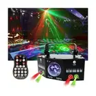 Party Lights 3 in 1 Magic Disco Ball Laser LED Strobe Party Light Sound-Activ...