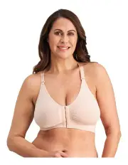 Bendon Restore Front Open Wirefree Bra in Latte