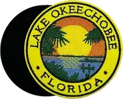 [ReelFun] 3'' Lake Okeechobee Florida Embroidered Hook and Loop Patch