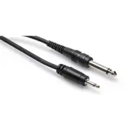 10' Hosa Cable Mono Interconnect 3.5 mm TS to 1/4 in TS