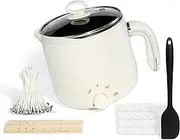 Aroparc Wax Melter for Candle Making 1.8L/60oz Electric Wax Melter with Pouring Spout Included - Wicks, Wick Stickers, Centering Device, Stirring Spoon