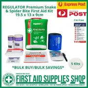5x REGULATOR Premium Snake & Spider Bite First Aid Kit 19.5 x 13 x 9cm