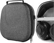 Geekria Shield Headphones Case Compatible with JBL JBL Quantum One Gaming, Quantum 600, Quantum 800, Quantum 300 Case, Replacement Hard Shell Travel Carrying Bag with Cable Storage (Grey)