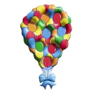 Swim Central 80" Balloon Party Island Inflatable Pool Lounge Float Table