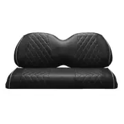 EZGO/DS/PDS EZ-ON 6PASS Diamond Stitch SLVR STITCH Golf Cart Seat Cover 6PC
