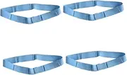 SOLUSTRE 4pcs Fixation Holder Ab Straps Fixing Waistband Abdominal Pads Abdominal Strap Abdominal Strap Elastic