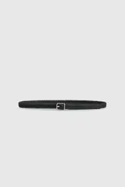 Jude Leather Belt in Black Silver - CAMILLA AND MARCÆ C&M