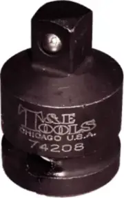 3/8" Drive x 1/4"Drive Impact Adaptor T&E Tools 73208