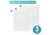 3x Spare Extra Large Mesh Bags for Pool Vacuum Leaf-Eater