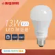 【東亞照明】【6入組】LED燈泡 13W 白光 黃光 自然光 E27 全電壓 LED 球泡燈