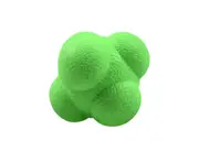 Hexagonal TPR Ball Speed Trainer Sports Fitness Training Exercise Reaction Tool-Green - Green