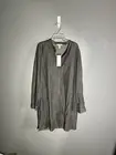Eileen Fisher Mandarin Collar Organic Cotton Blend Shirt Dress Size Small NWT