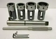 Rasputin Lathe Tailstock Die Holder Set Of 4 Floating Type MT2 SHANK Holds Metri