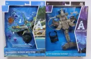 Set of 2 Avatar The Way of Water Banshee Rider Neytiri & AT-99 Scorpion Gunship