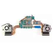 For MSI GE72 PE70 GL72 GP72 Laptop CPU GPU Cooling Heatsink Fan E32-2500161-A87