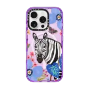 iPhone 16 Pro Impact Case MagSafe Compatible Zebra